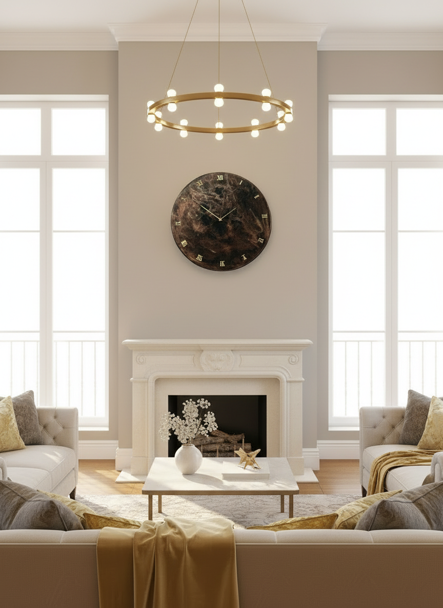 Sieninis laikrodis 50 cm